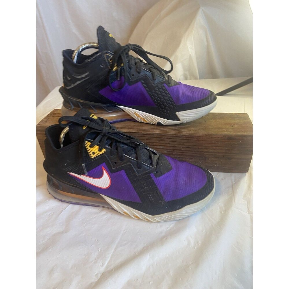 Men's LeBron James XVIII 18 Low Larkes Purple ACG Terra-Size 9-Authenticated